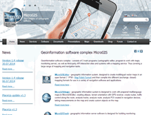 Tablet Screenshot of micro-gis.com